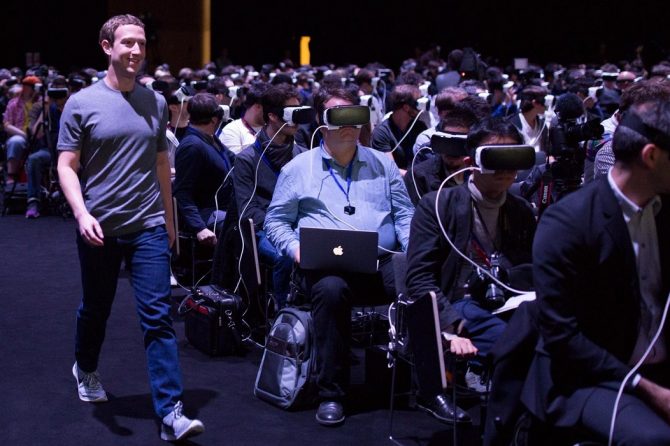 Mark Zuckerberg entrou no evento e ninguém percebeu / Facebook/Reprodução
