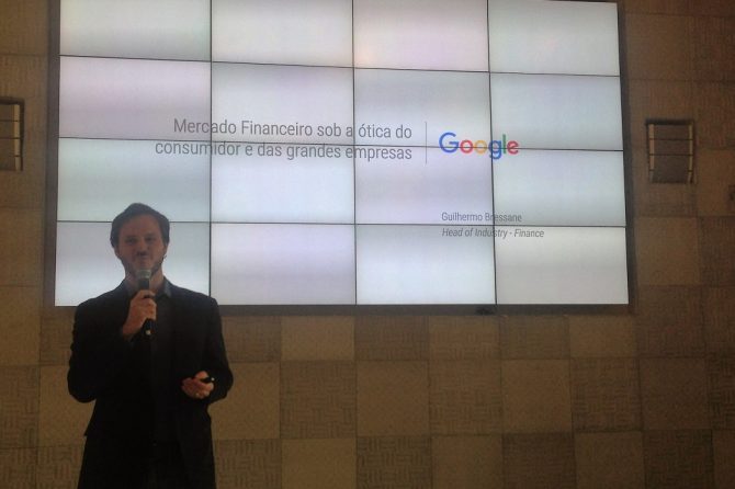 Guilherme Bressane, do Google, falou sobre o relacionamento entre bancos e fintechs / Mariana Lima/inova.jor