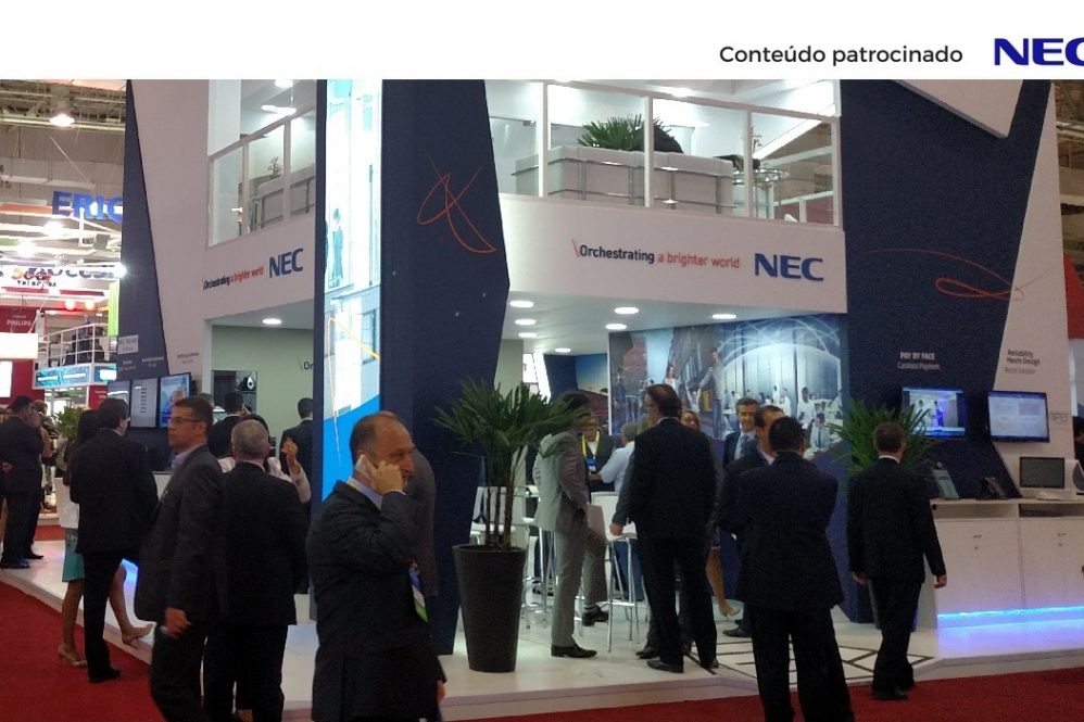 Durante o Futurecom, a NEC apresentou soluções como os óculos inteligentes ARmKeypad / Renato Cruz/inova.jor