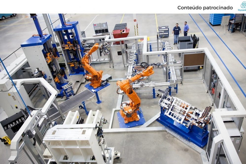 Como é o processo de transformação digital da thyssenkrupp
