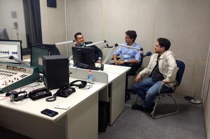 Renato Cruz, Gustavo Meirelles e Daniel Gonzales conversaram no programa Start Eldorado / Divulgação