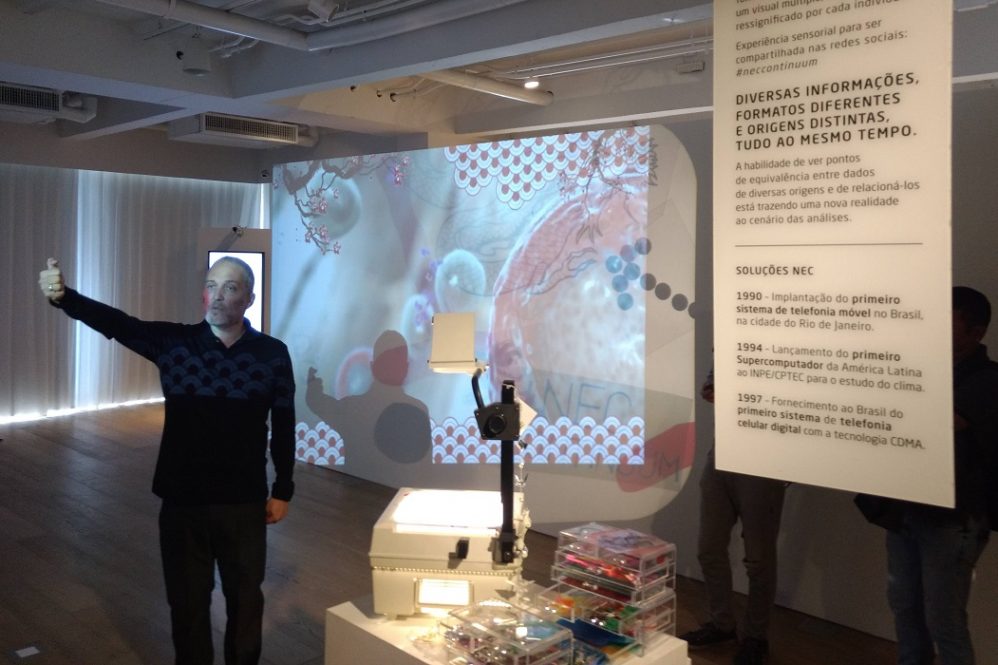 NEC comemora 50 anos de Brasil com exposição interativa