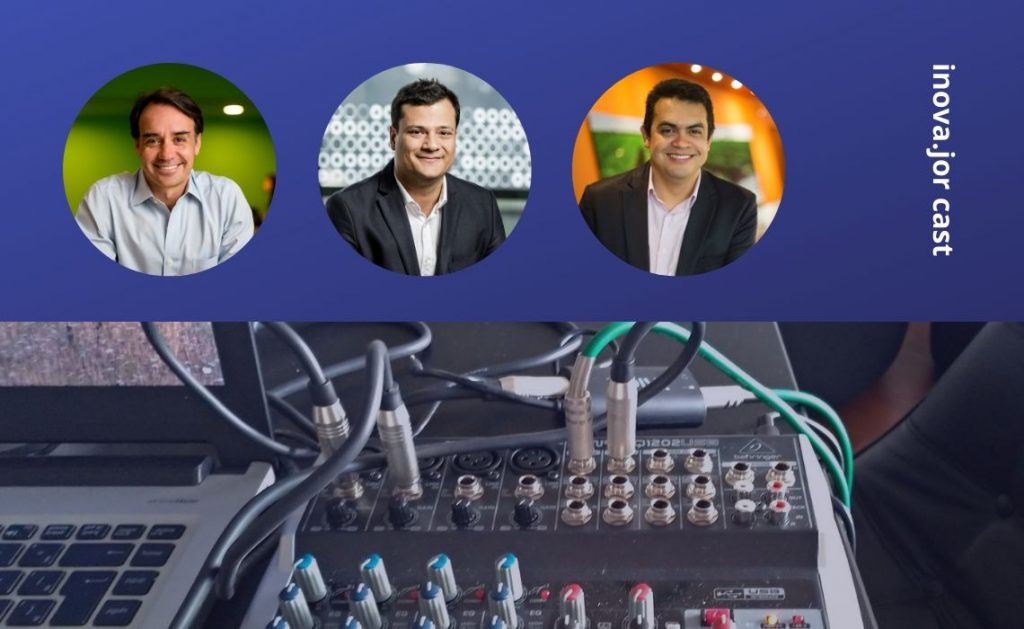 Sergio Furio (e.) e Juliano Tubino (c.) falam sobre fintechs / inova.jor
