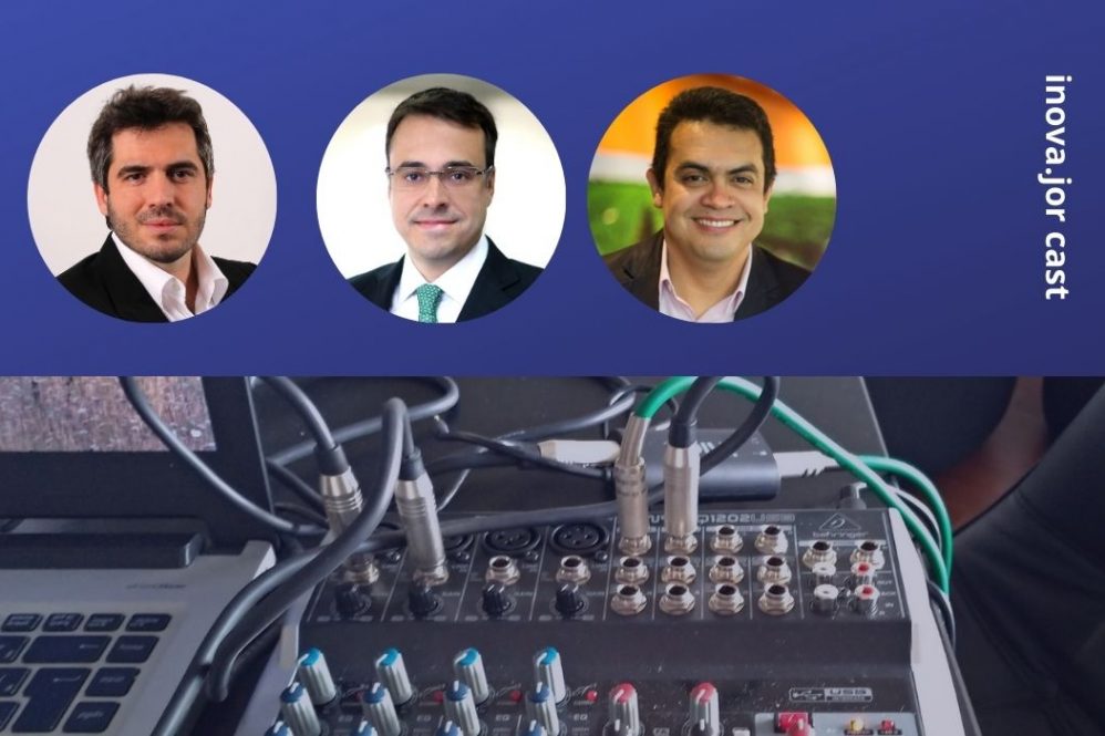 Mickael Malka, da Kenlo, e Diego Fonseca, da Jive Investments, conversaram sobre crédito com garantia de imóvel no inova.jor cast